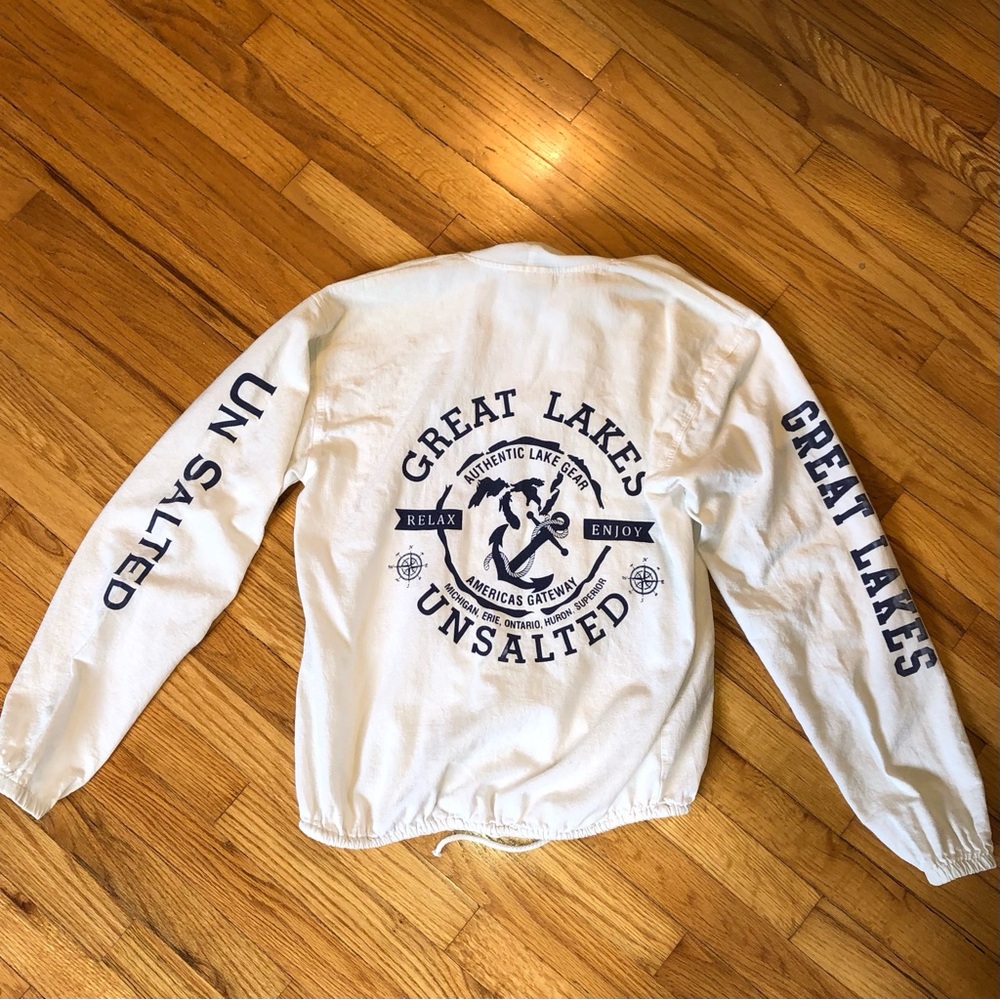 Sackcloth Jacket with Graphics Size Small